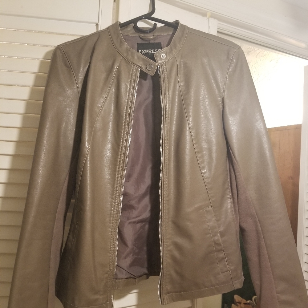 Leather jacket